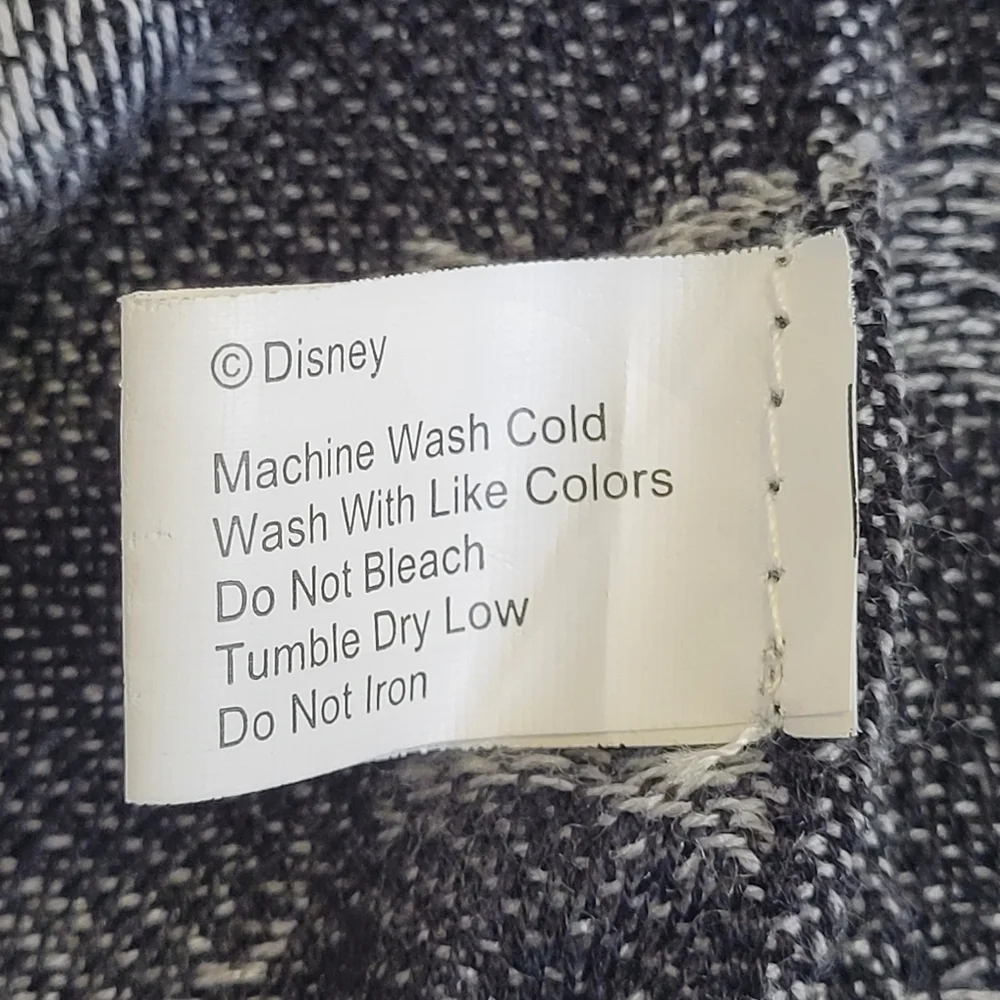 Disney Micky Mouse Scarf W Tassles Gray